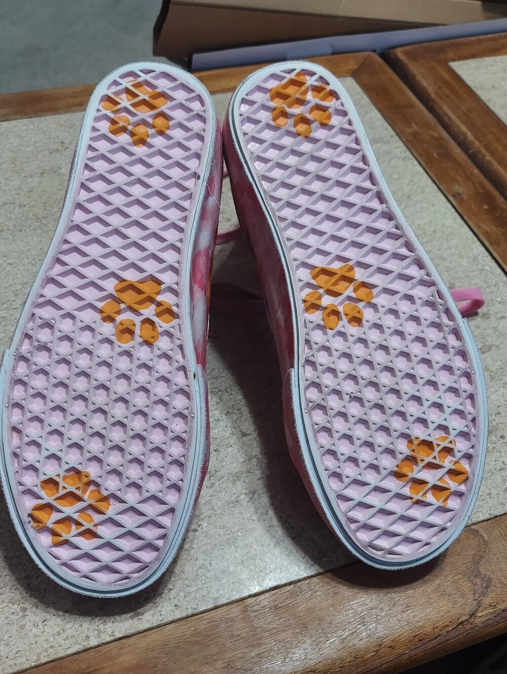 Vans Collina Strada SK8-Hi Orange and Pink Tie-Dye High-Tops Unisex M7 Or W8.5 - Picture 12 of 13